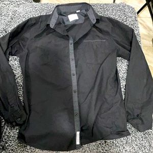 Black Long Sleeve Button-Up shirt